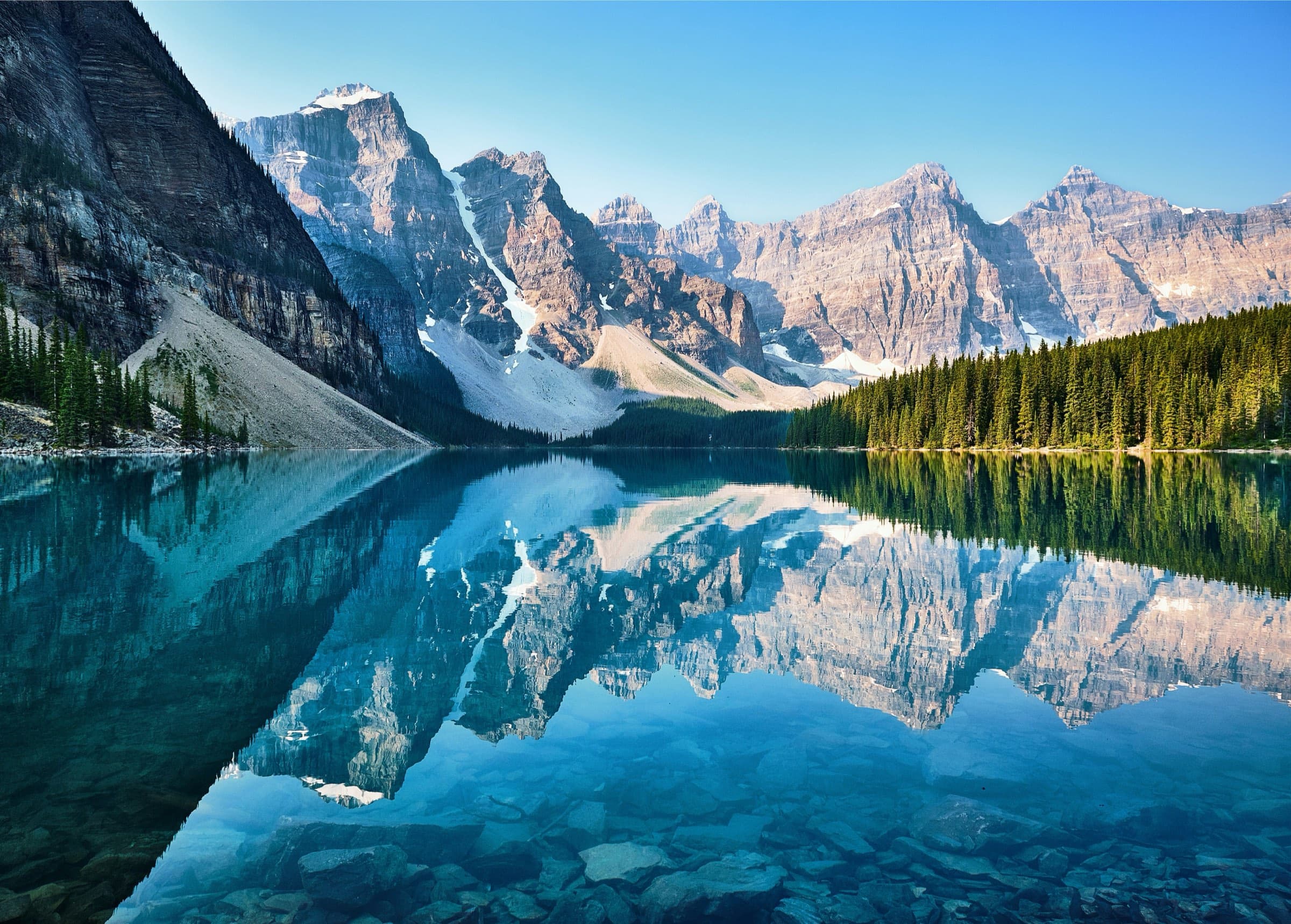A Canadian mountain lake